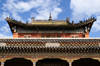 Tsetserleg, Arkhangai province, central Mongolia: main temple of Zayain Gegeenii Sum - roof - photo by A.Ferrari