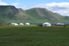 Khorgo-Terkhiin Tsagaan Nuur NP, Mongolia: gers by the White Lake - photo by A.Ferrari
