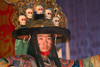 Mongolia - Ulaan Baator / ULN: / Ulan Bator: folk evening - tibetan deity - skulls (photo by Ade Summers)