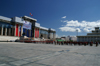 Ulan Bator / Ulaanbaatar, Mongolia: in front of the Parliament building, Suhbaatar square - photo by A.Ferrari