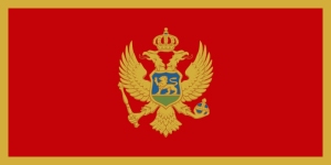 Montenegro / Crna Gora / Montngro / Montenegri / Melnkalne / Czarnogra / Cierna Hora / Montenegru / Czarnogra / Juodkalnija / Cern Hora - flag