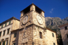 Montenegro - Kotor: clock tower - photo by D.Forman