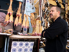 Morocco / Maroc - Rabat: man at the butcher - photo by J.Kaman
