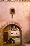 Morocco / Maroc - Mazago / El Jadida / El Djadida: a gate in the Portuguese town / arco - photo by F.Rigaud