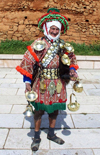 Morocco / Maroc - Rabat: water vendor with bell and copper cups - photo by J.Kaman