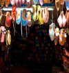 Morocco - Essaouira / Mogador: slippers - photo by M.Ricci