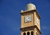 Casablanca / Dar-el-Baida, Morocco: detail of the medina clock - Place des Nation Unies Medina - photo by M.Torres
