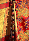 Morocco / Maroc - Agadir: scarves - Moroccan textiles - photo by F.Rigaud