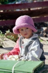 Myanmar / Burma - toddler with hat - young child (photo by J.Kaman)