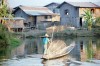 Myanmar / Burma - Inle Lake: a fisherman and his village (photo by J.Kaman)