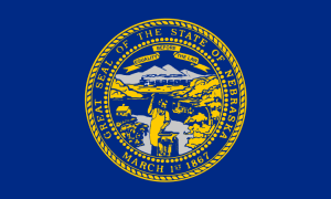 Nebraska state flag - motto: Equality before the law - United States of America / Estados Unidos / Etats Unis / EE.UU / EUA / USA