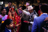 Changu village, Kathmandu valley, Nepal: Changu Narayan temple - wedding of Newa couple - Newaris are the descendants of citizens of Medieval Nepal, their common language being Nepal Bhasa - photo by W.Allgwer