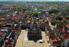 Netherlands - Delft  (Zuid-Holland): view over the city and the City Hall from the Nieuwe Kerk - photo by  D.Hicks