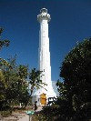 New Caledonia / Nouvelle Caldonie - Phare Amelee lighthouse - erected in 1864  under Napoleon III - iron structure made in France in 1862 (photo by R.Eime)