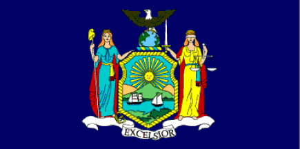 New York state, US - flag