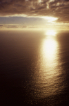 New Zealand - South island: Cape Foulwind - light shaft - photo by Air West Coast