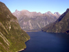 New Zealand - South island - Milford sound: Milford looking inland - photo by Air West Coast