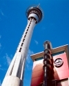 New Zealand - North island - Auckland: Sky tower at Sky City -  architect: Craig Craig Moller (photo by Miguel Torres)