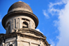 Managua, Nicaragua: Old Cathedral - bell tower damaged by the 1972 earthquake and by bullets during the 1979 revolution - Antigua Catedral de Santiago de Managua - photo by M.Torres