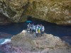Northern Marianas - Saipan: the Grotto - ready to dive (photo by Peter Willis)