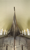 Norway - Oslo: Gokstad Ship - Viking longship bow, Viking Ship Museum - drakkar - Vikingskipshuset (photo by B.Cain)
