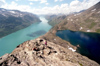 Norway / Norge - Gjende lake - Bessvatnet / Bessho (Oppland): greenish glacier water (photo by Juraj Kaman)