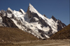 Pakistan - Laila Peak - Hushe valley - Karakoram mountains - Himalayan range - Northern Areas: one of the most beautiful mountains of the world - view from from Gondogoro Glacier - photo by A.Summers