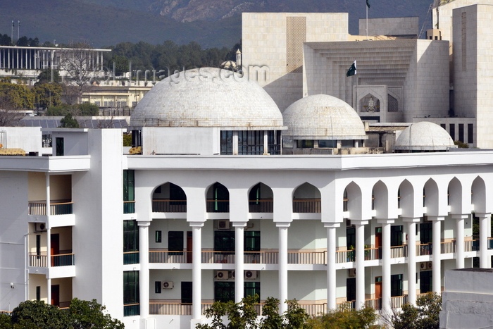 pakistan140: Islamabad, Pakistan: Federal Shariat Court (Sharia Court), Supreme Court building in the background - photo by M.Torres - (c) Travel-Images.com - Stock Photography agency - Image Bank