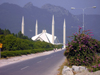 Islamabad, Pakistan: road leading to Faisal mosque - funded by the government of Saudi Arabia, King Faisal bin Abdul Aziz - photo by D.Steppuhn