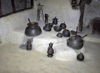 Karimabad / Baltit - Northern Areas, Pakistan: Baltit fort - kitchen utensils in the museum - Hunza Valley - photo by D.Steppuhn