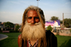 Lahore, Punjab, Pakistan: long bearded Sufi men - photo by G.Koelman