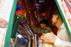 Peshawar, NWFP, Pakistan: boys working in a truck painting workshop - photo by G.Koelman