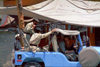 Pakistan - Gilit / Gilgit  (Northern Areas): armed jeep - Pakistani military - army - machine gun - photo by A.Summers