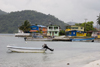 houses by the beach - Isla Grande, Coln, Panama, Central America - photo by H.Olarte