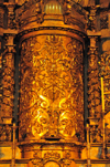 Panama City / Ciudad de Panama: Casco Viejo - barroque detail of the Altar de Oro at San Jos Church - Iglesia de San Jos - Calle 8 and Ave A - photo by M.Torres