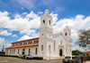 Penonom, Cocl province, Panama: Saint John the Baptist Cathedral - Catedral de San Juan Bautista de Penonom - photo by H.Olarte