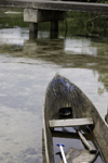 Galeta Island, Coln province, Panama: old dugout canoe, STRI - photo by H.Olarte