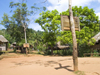 Panama - Chagres National Park: Basketball court - Embera Drua - photo by H.Olarte