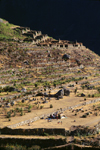 Cusichaca, Cuzco region, Peru: camp and Inca ruins - Inca Trail to Machu Picchu - Urubamba river valley - Peruvian Andes - photo by C.Lovell