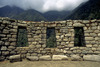 Huiay Huayna, Cuzco region, Peru: Inca style windows - Inca Trail - photo by C.Lovell