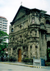 Philippines - Manila: Spanish town - church faade - photo by M.Torres