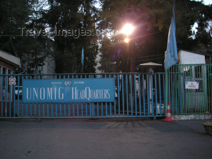 abkhazia18: Abkhazia - Sukhumi: UNOMIG head-quarters - UN HQ (photo by A.Kilroy) - (c) Travel-Images.com - Stock Photography agency - Image Bank