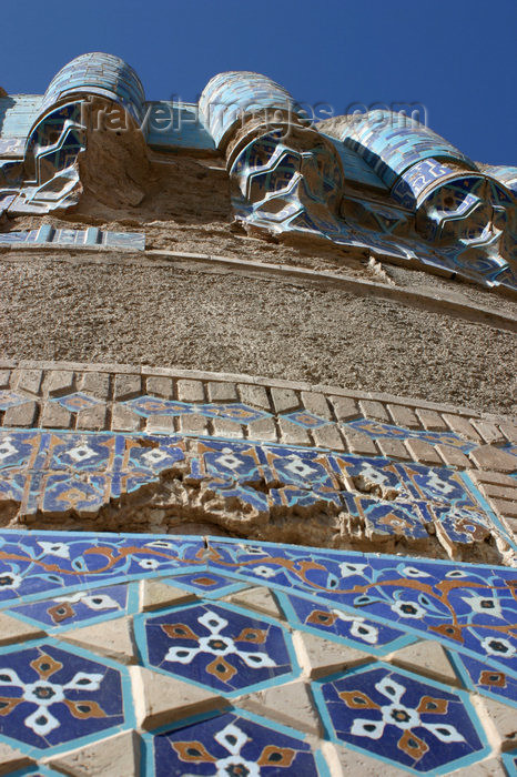 afghanistan17: Afghanistan - Herat - The Musalla complex - tiles - photo by E.Andersen - (c) Travel-Images.com - Stock Photography agency - Image Bank