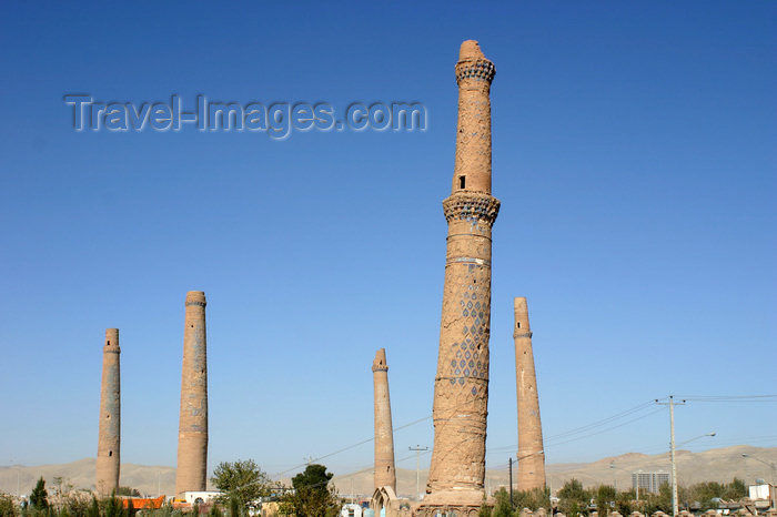 afghanistan18: Afghanistan - Herat - The Musalla complex with the remaining minarets - photo by E.Andersen - (c) Travel-Images.com - Stock Photography agency - Image Bank