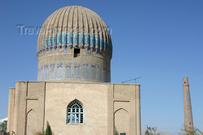 afghanistan19: Afghanistan - Herat - The Musalla complex, built under the rule of Queen Gawharshad - dome - photo by E.Andersen - (c) Travel-Images.com - Stock Photography agency - Image Bank