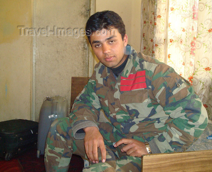 afghanistan35: Kabul, Afghanistan: young Afghan army officer cadet at the Military Academy - photo by N.Zaheer - (c) Travel-Images.com - Stock Photography agency - Image Bank