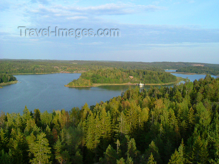 aland4: Åland Islands - Fasta Åland - Godby, Finström: view from Höga C at the café 'Uffe på berget' - photo by P&T Alanko - (c) Travel-Images.com - Stock Photography agency - Image Bank