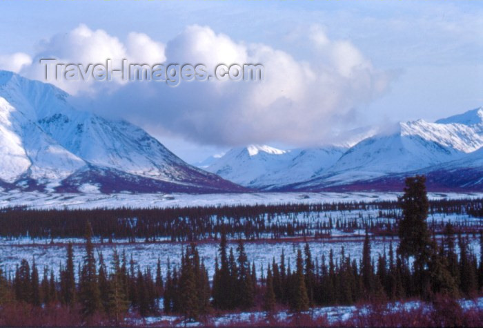 alaska1: Alaska - Seward / SWD: mountain view - photo by F.Rigaud - (c) Travel-Images.com - Stock Photography agency - Image Bank