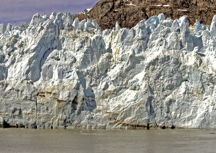 alaska117: Alaska - Glacier Bay NP: Margerie Glacier - waterfront - photo by A.Walkinshaw - (c) Travel-Images.com - Stock Photography agency - Image Bank