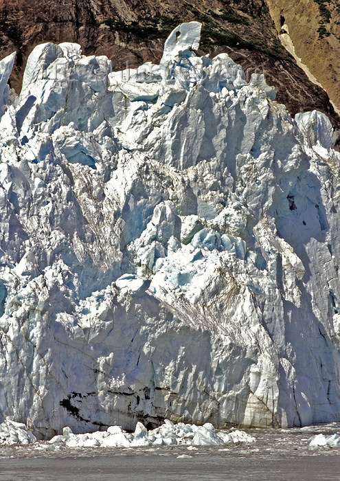 alaska118: Alaska - Glacier Bay NP: Margerie Glacier - ice wall - photo by A.Walkinshaw - (c) Travel-Images.com - Stock Photography agency - Image Bank